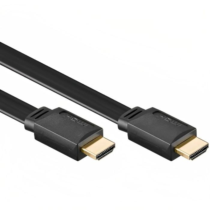 Platte HDMI 1.4 kabel (high speed) - Goobay