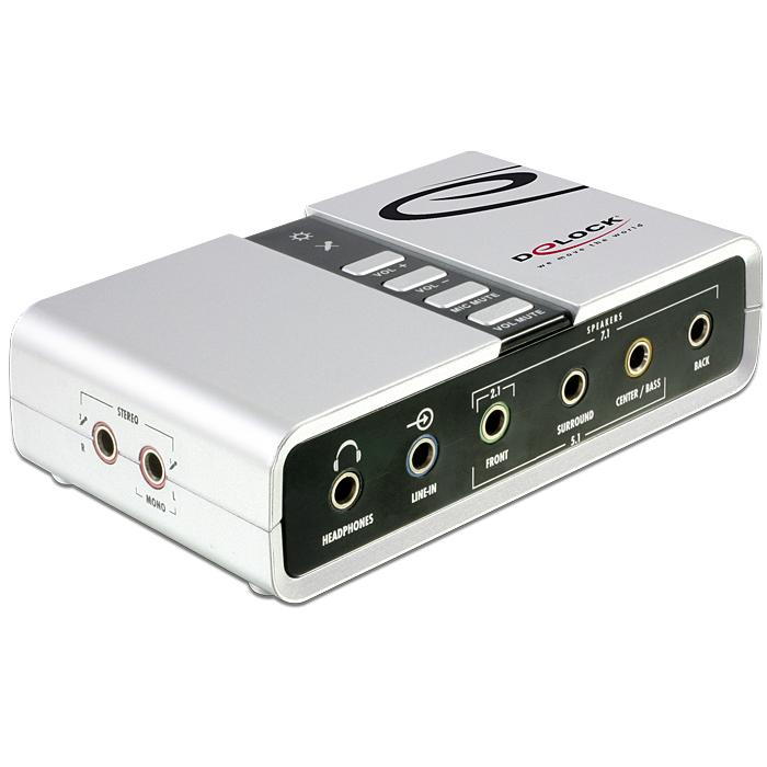 USB 2.0 Soundbox - 7.1 USB Adapter - Delock