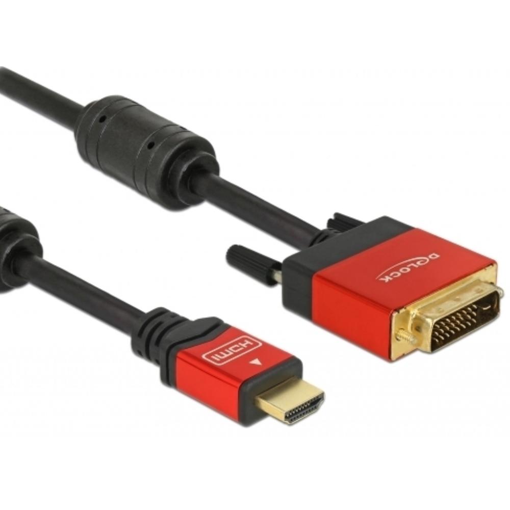 HDMI - DVI-Kabel - 2 Meter - Delock