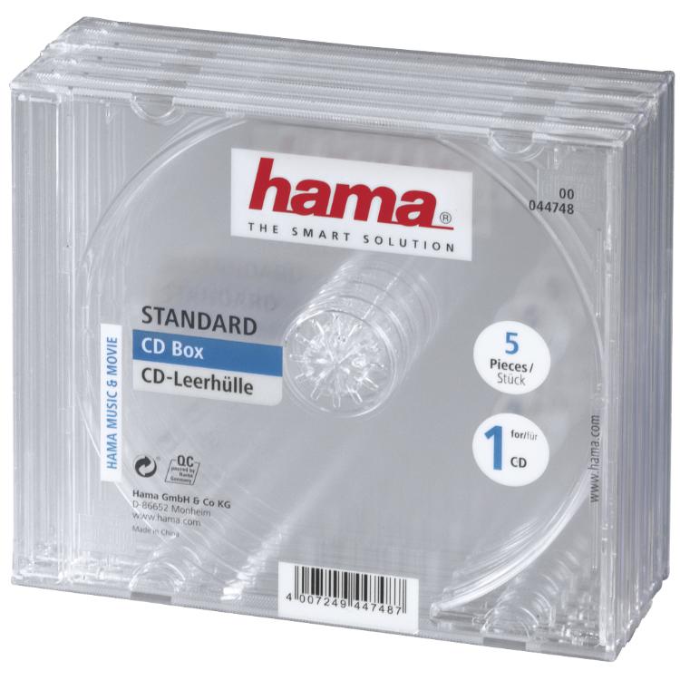 CD/DVD - 5 Stück - Hama