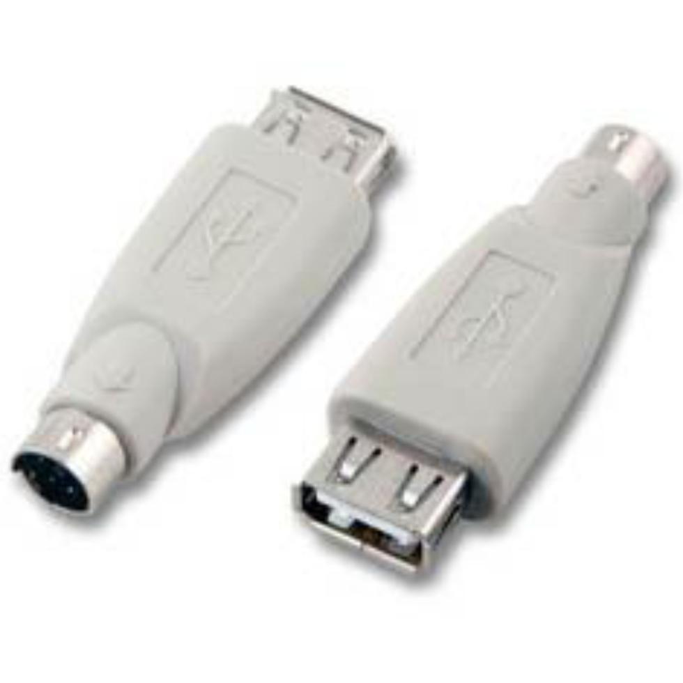 USB-zu-PS/2-Adapter - Weiss - Techtube Pro