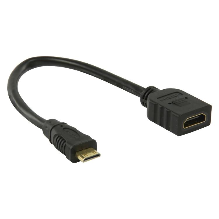 HDMI Mini naar HDMI kabel - Allteq