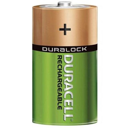 Wiederaufladbare D-Batterie - Duracell