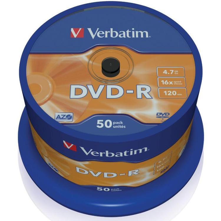 DVD-R - 50 Stück - Verbatim