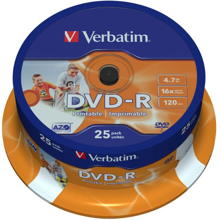 DVD-R - 25 Stück - Verbatim