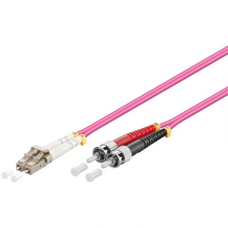 Vezeloptische kabel LC/ST 50/125µ 2m OM4