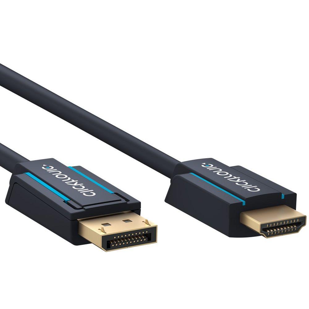 DisplayPort zu HDMI - 7,5 Meter - Clicktronic