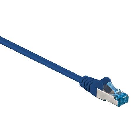 S/FTP-Kabel - 0,25 Meter - Blau - Goobay