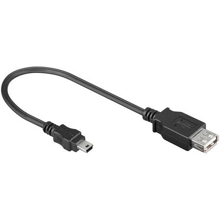 Mini USB 2.0 Verlengkabel - Goobay