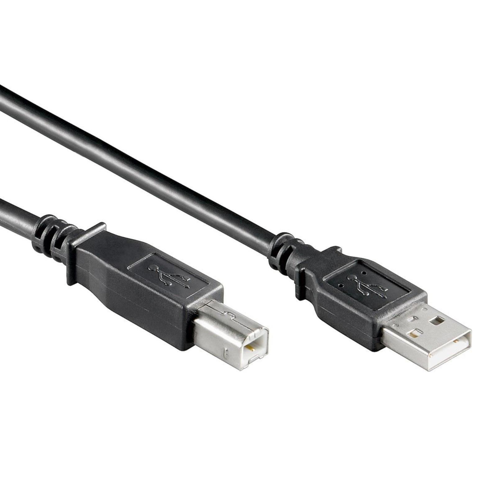 USB-B-Datenkabel - 0,25 Meter - Allteq