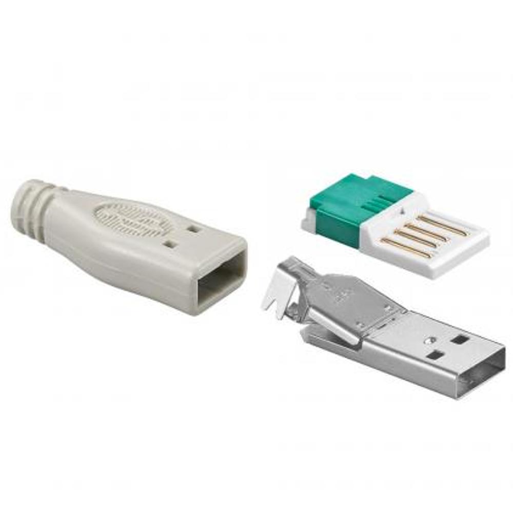 USB A stekker - Gereedschapsloos - Goobay