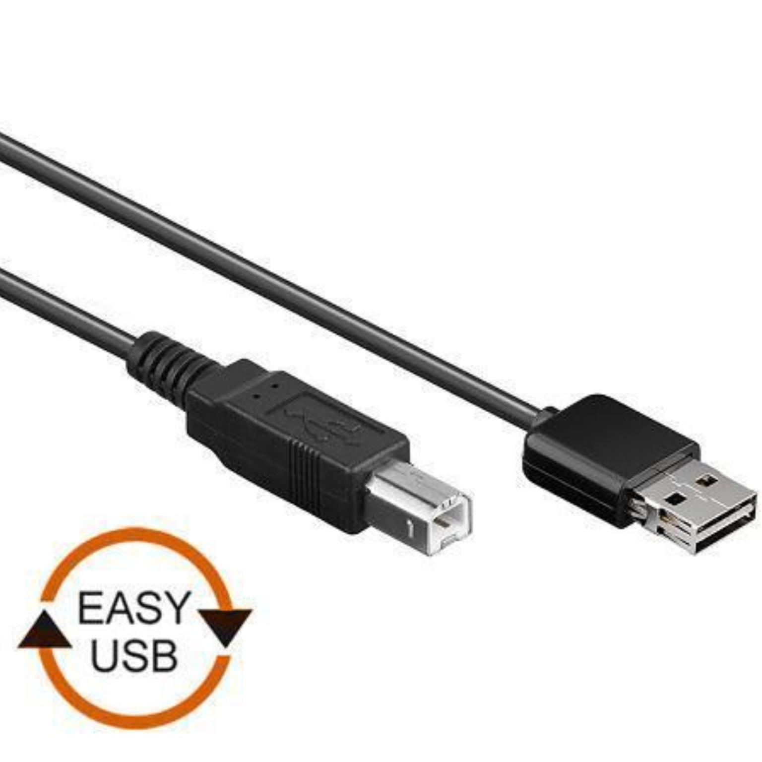 USB-B-Datenkabel - 1 Meter - Goobay