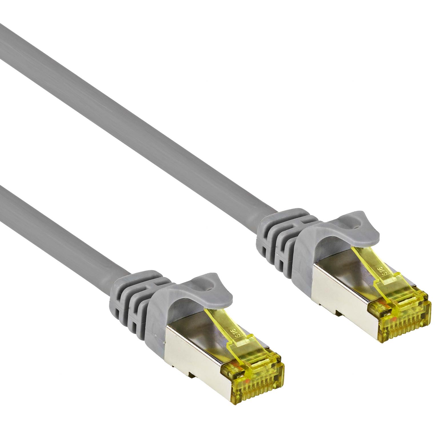 S/FTP-Kabel - 0,25 Meter - Grau - Allteq