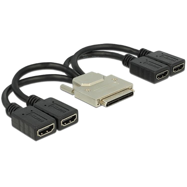 VHDCI-68 auf HDMI-Kabel - 0,20 Meter - Delock