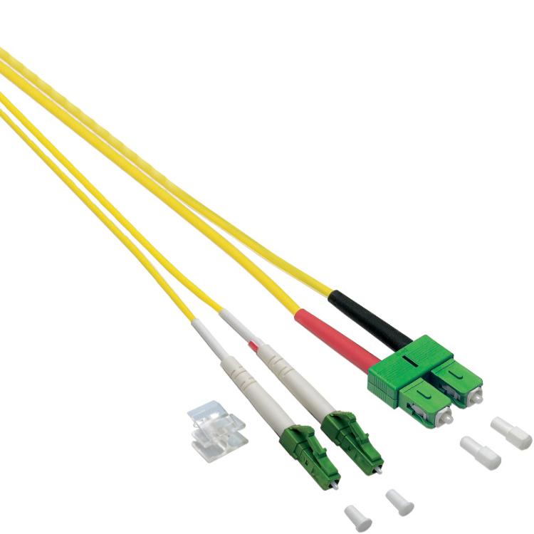 Glasvezel kabel - LC-APC - SC-APC - OS2 - EFB