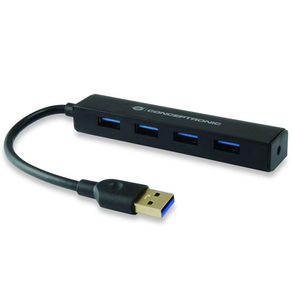 USB 3.0 Hub 4 USB Porten - Conceptronic