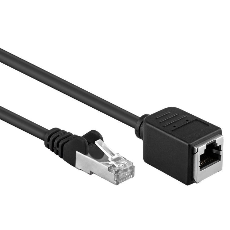 U-FTP LAN Kabel - 0,5 Meter - Schwarz - Goobay
