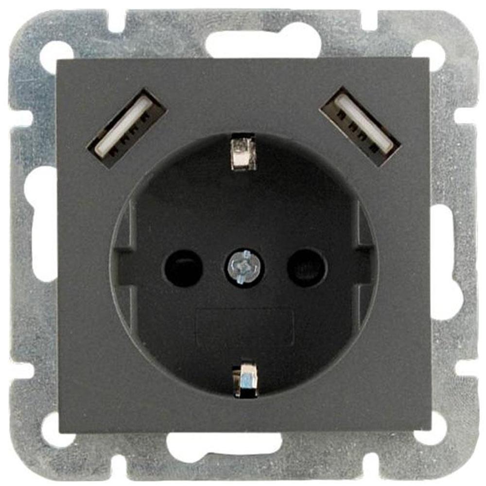 Inbouw Stopcontact - Met USB - Klein