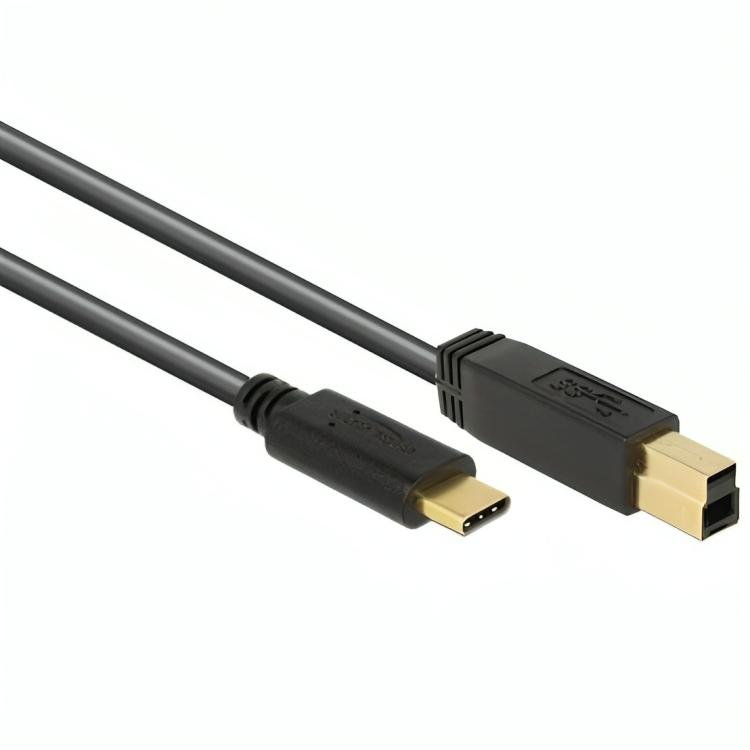 USB C naar USB B kabel - 3.1 - 1 meter - Delock
