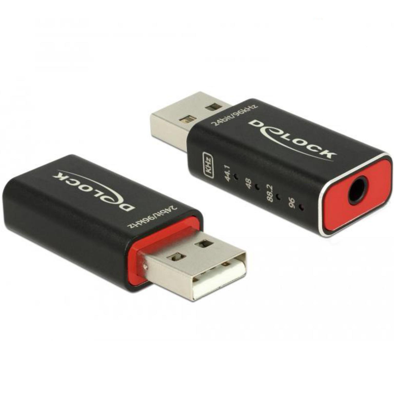 USB 2.0 naar jack adapter - Delock