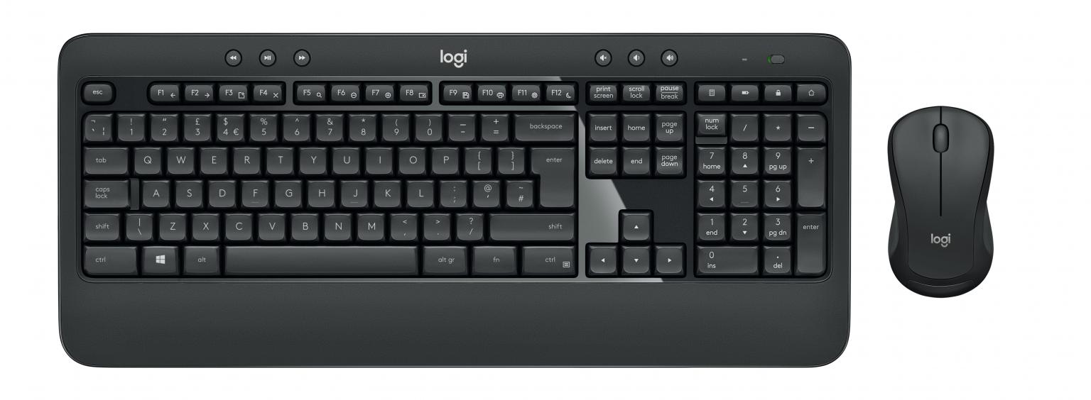 Logitech Wireless Keyboard+Mouse MK540 black retail - Logitech