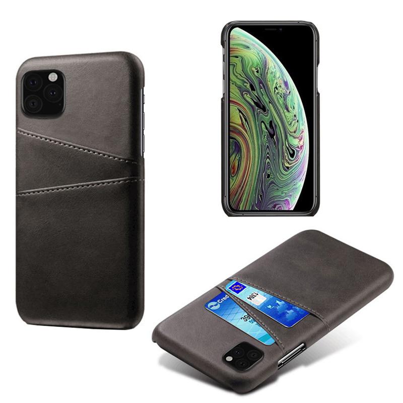 IPhone 11 Pro Max - Backcover leer - Zwart - Able & Borret