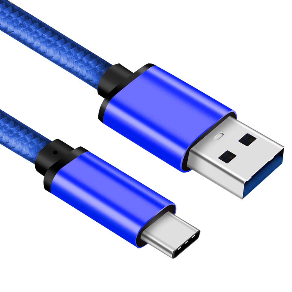 USB-C - 0,5 Meter - Blau - Allteq