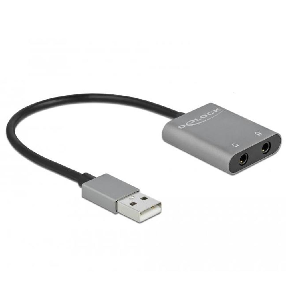 USB zu Stereo - Silber - Delock