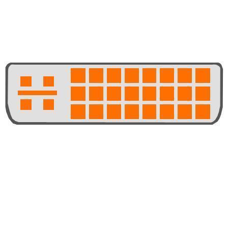DVI-I Dual Link (24+4+1) Abbildung