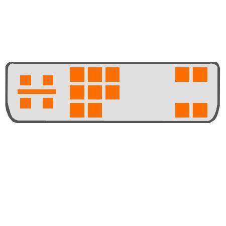 DVI-A Analog VGA (12+4+1) Abbildung