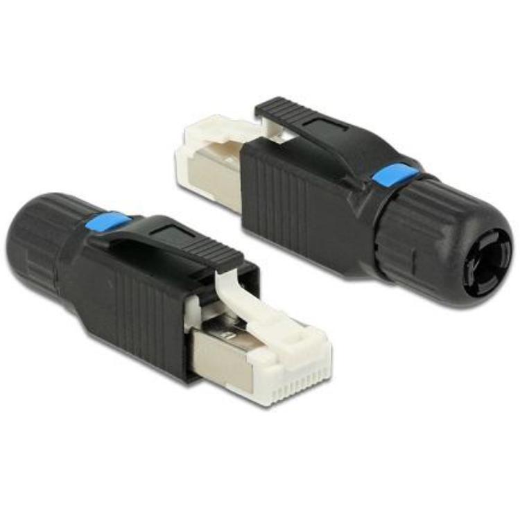 Stecker, Dose und Crimpzange Abbildung