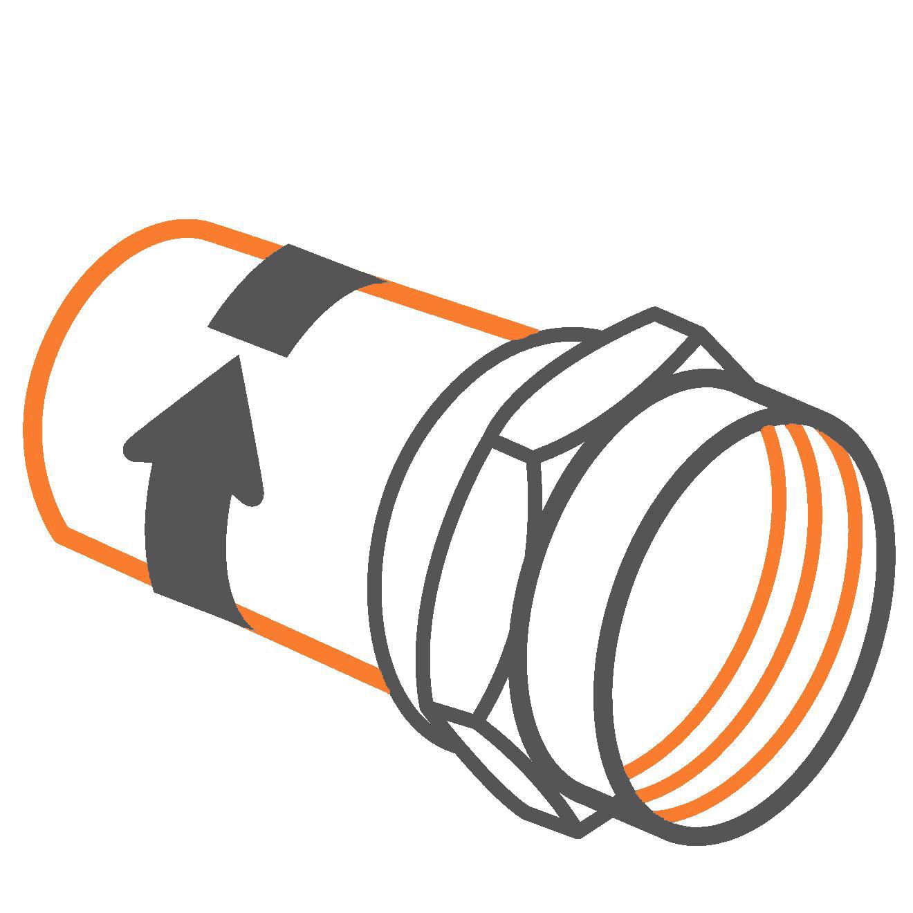 F-Stecker zum Aufdrehen   Abbildung