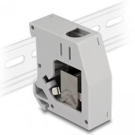 Hutschienenadapter mit Keystone Abbildung