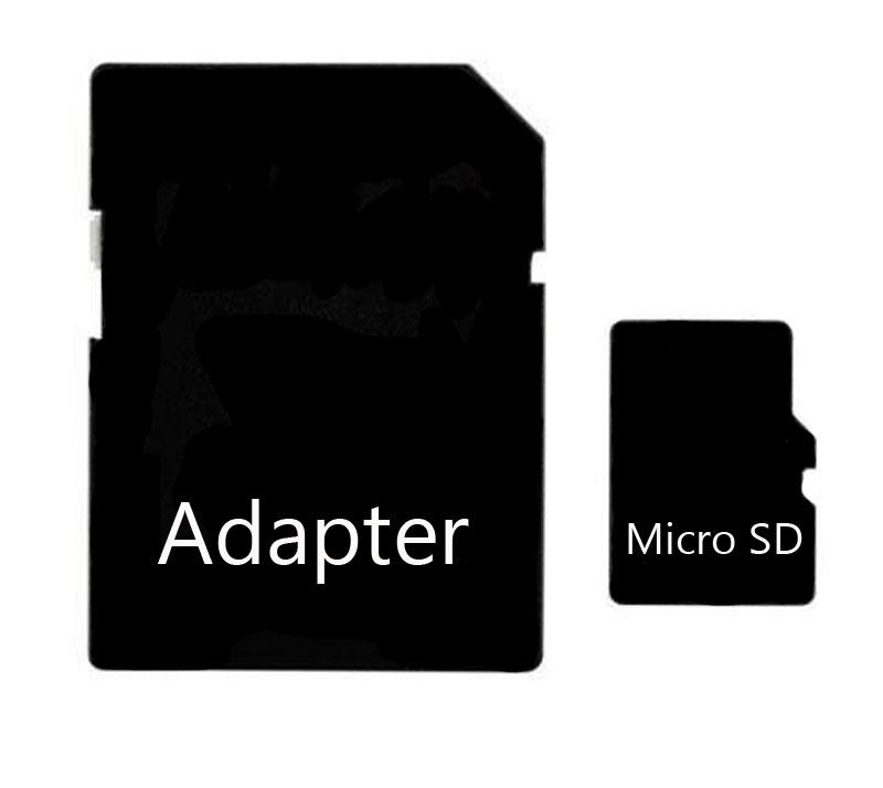 Micro SD-Karte + Adapter Abbildung