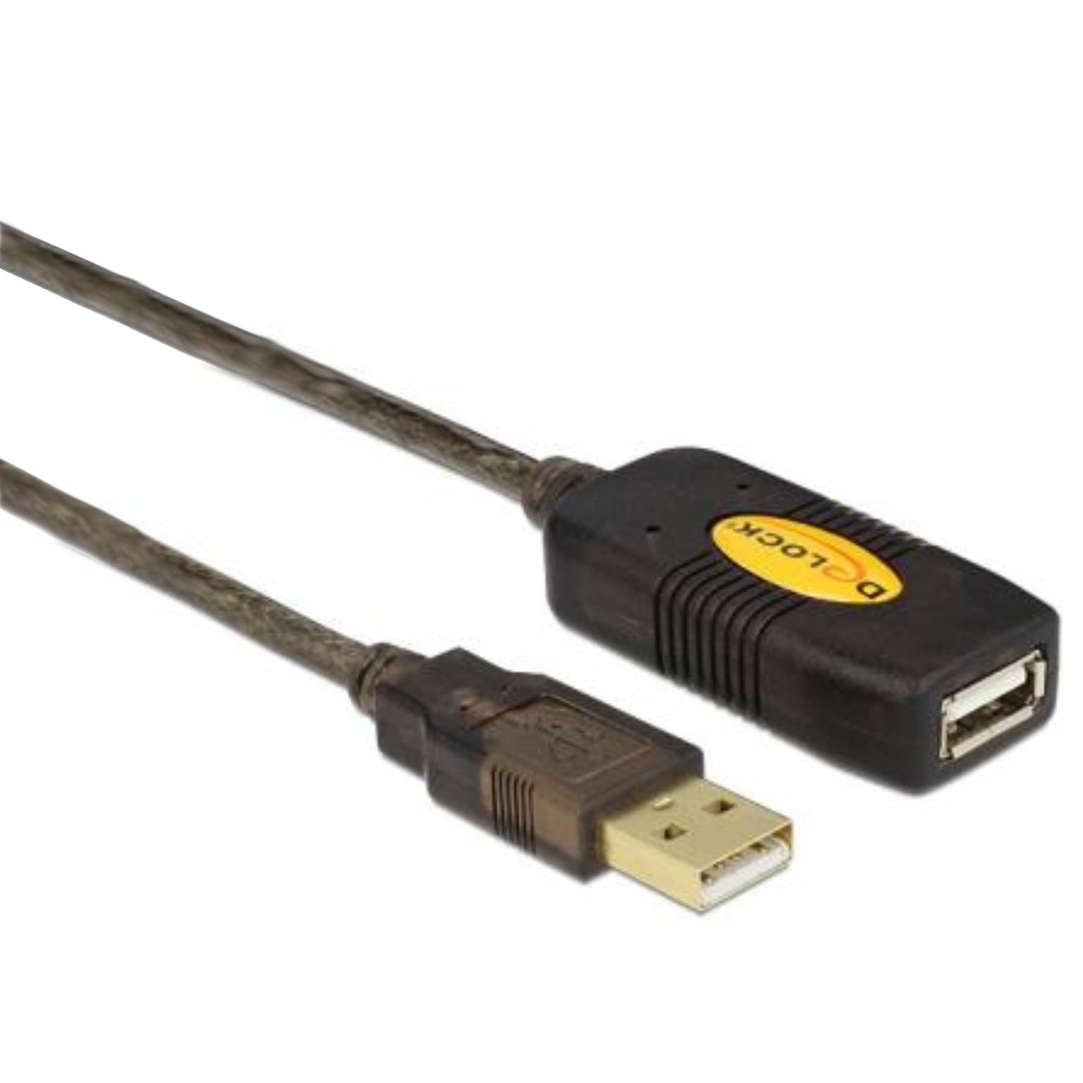 Drucker Verlängerungskabel USB A auf USB A - Delock