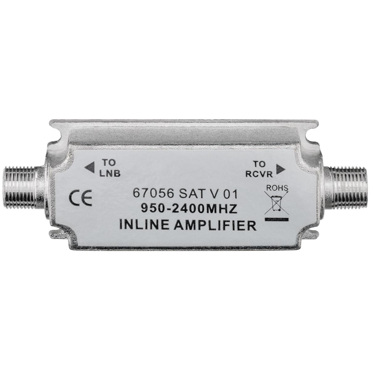 Inline-Antennenverstärker - F-Steckverbinder
