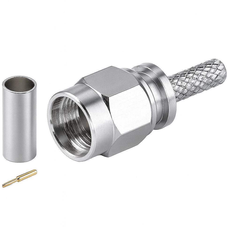 SMA Stecker RG-174U 50 Ohm Crimpstecker Male
