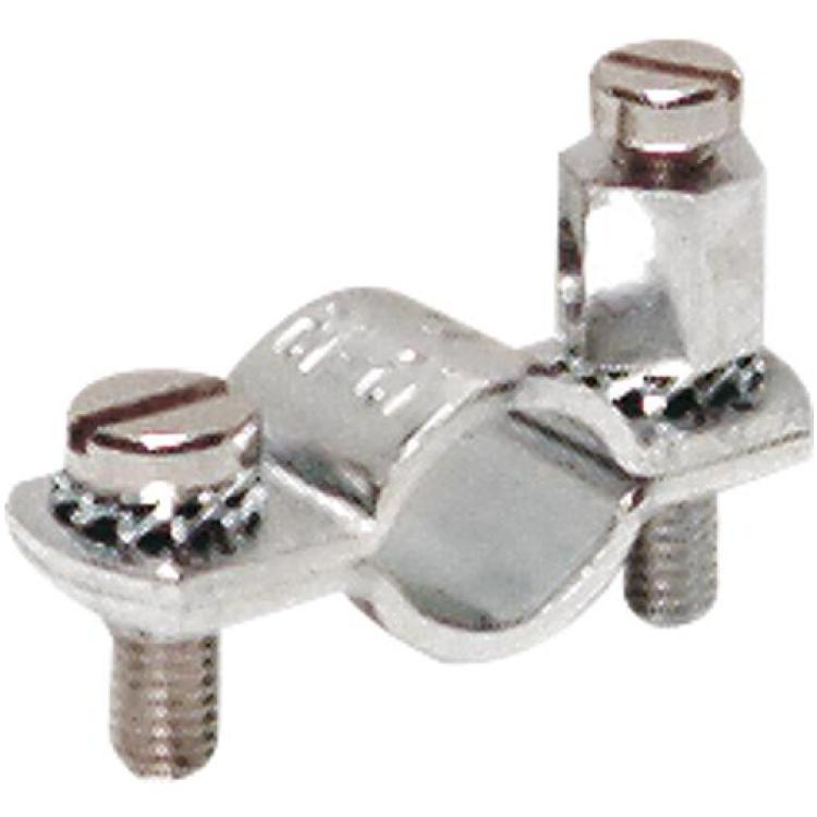 Erdklemme – 16 mm – vernickeltes Kupfer