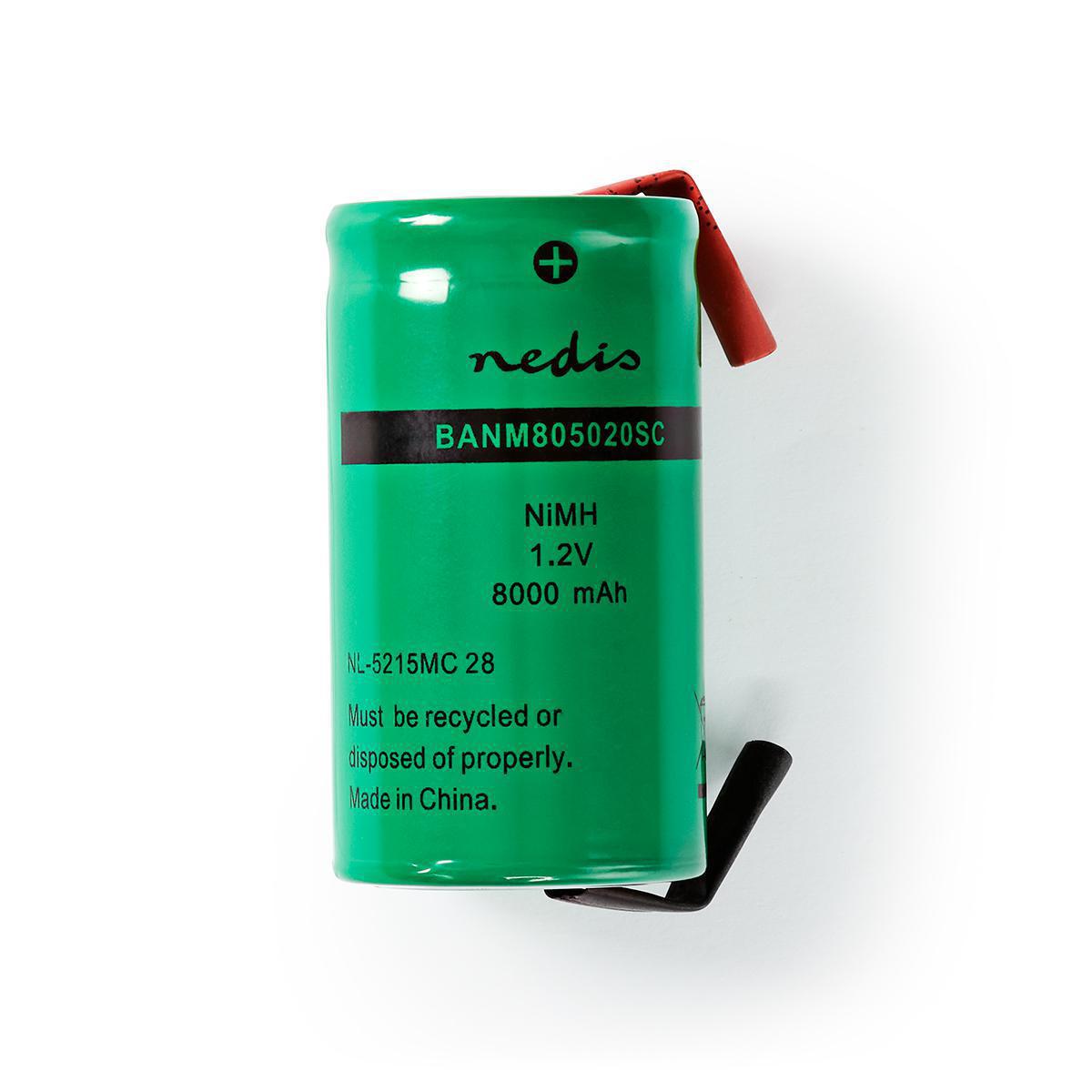 Wiederaufladbare D-Batterie - Nedis
