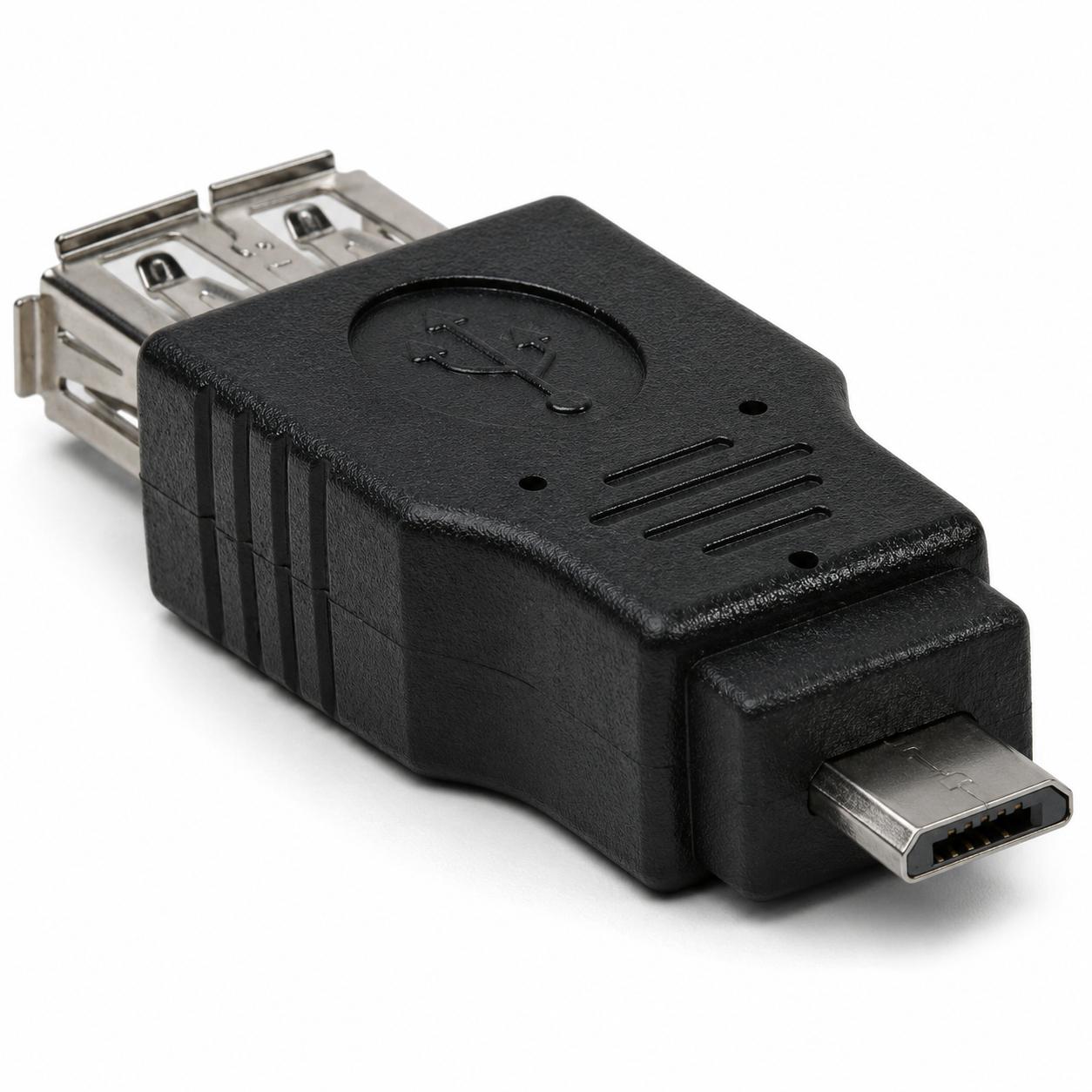 Micro USB USB A Adapter