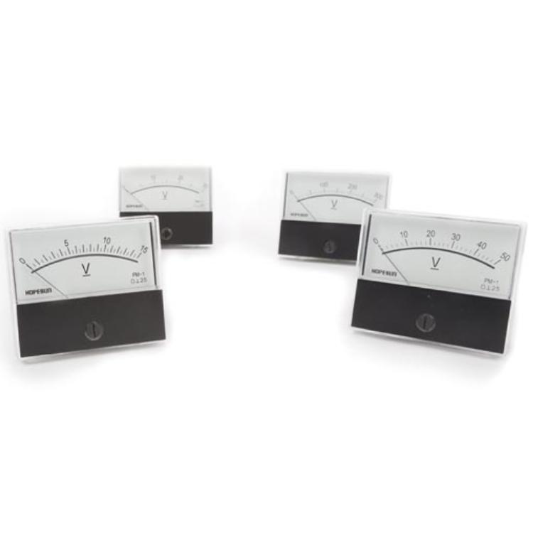 ANALOGE PANEELMETERVOOR AC SPANNINGSMETINGEN 300V AC / 60 x 47mm - HQ Products