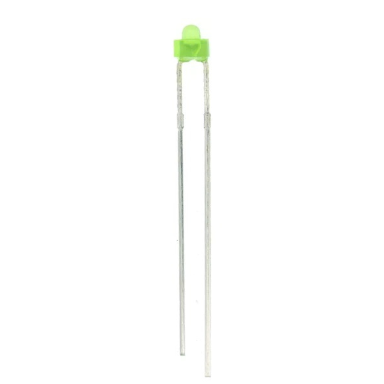 STANDARD LED 1,8 mm grün DIFFUS - Kingbright
