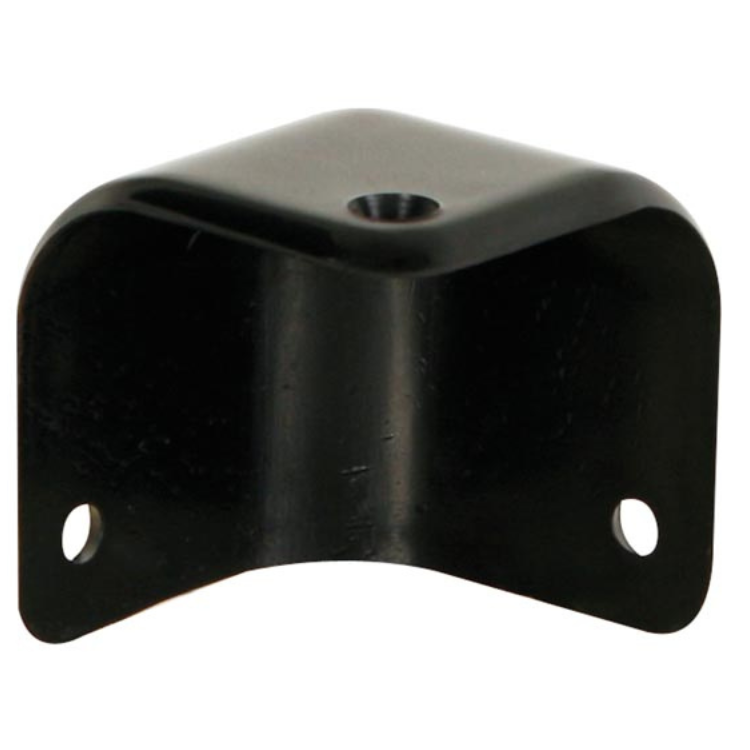 Schutz für Lautsprecher Gehäuse, schwarzem Kunststoff, 45 x 55 mm x 90 - HQ-Power