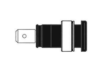 INBOUWBUS isolierte 4 mm, Note Tresor/schwarz (SEB 2620 F6, 3)