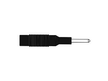 Spritzguss ADAPTER Stecker 2 mm bis 4mm / schwarz (MZJHC 2) - Hirschmann