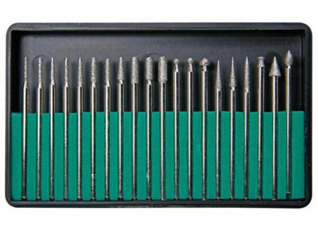 20 teiliges Diamantfräser Set - Velleman