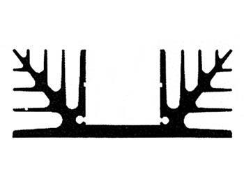 COOLING ELEMENT 1000 mm Nr. Bohrloch 0,19 C/W - HQ Products