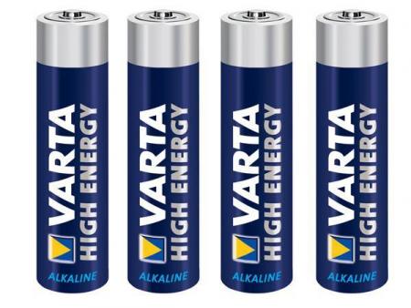 Hochenergie ALKALINE AA / LR6 1,5 v 2600mAh 4906.801.354 (4 st./Schrumpf ) - Varta