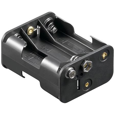 6x AA Batteriehalter - Goobay