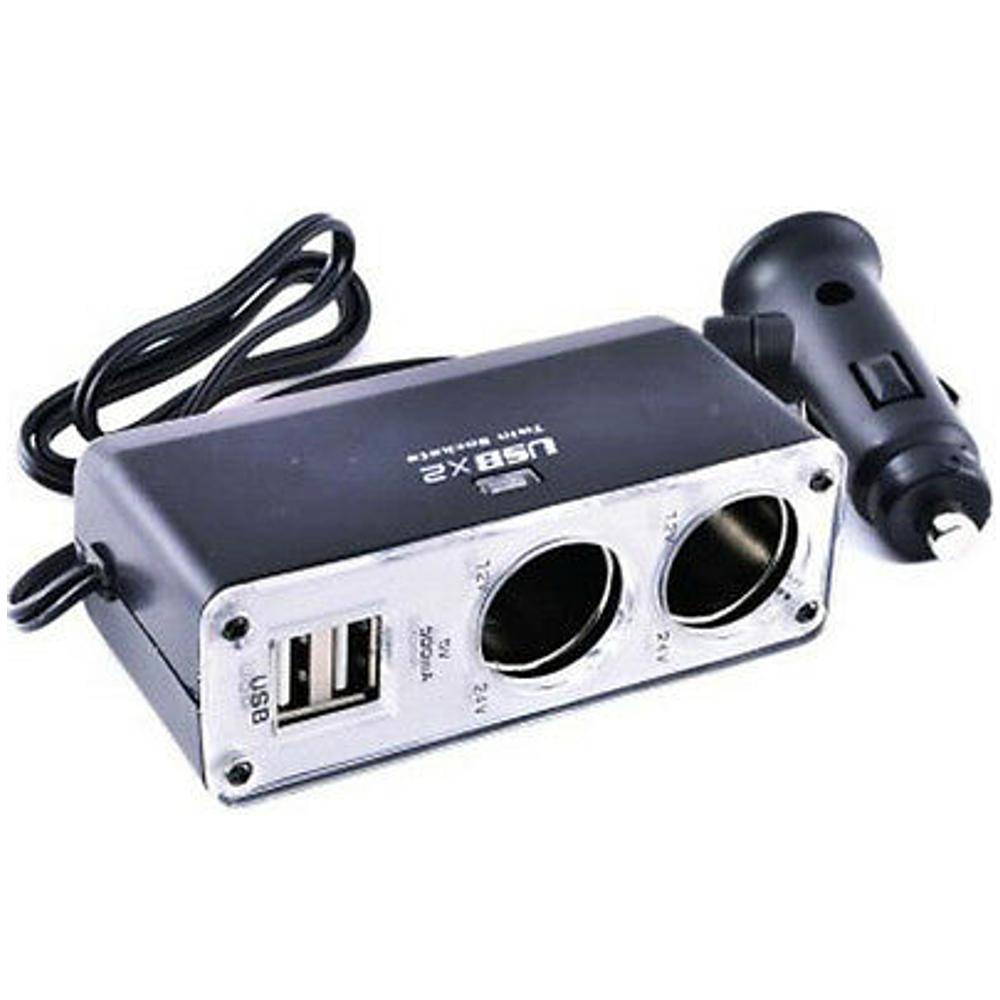 Zigarettenanzünder-Splitter - USB - 12 / 24 Volt